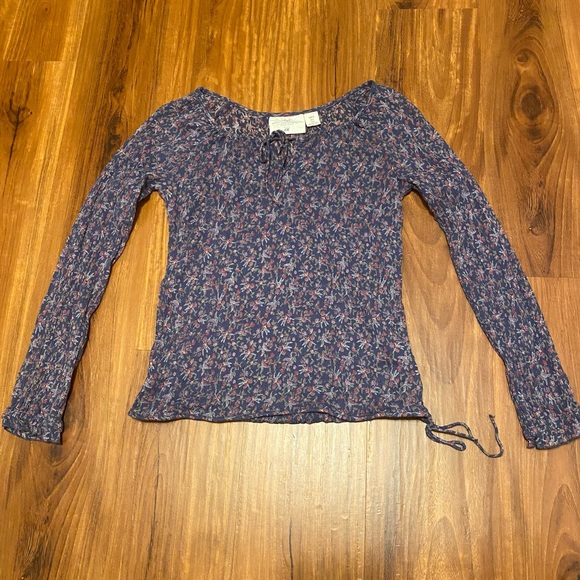 H&M Tops - H&M L.O.G.G. Floral Long Sleeve Shirt